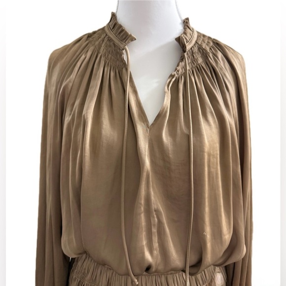 RESET BY JANE FRANKIE DRESS | SIZE: M COLOR: CHOCOLATE - Picture 3 of 8